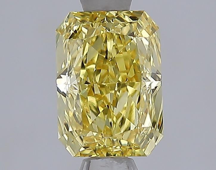 1.10 Ct. Fancy Vivid Yellow Radiant Lab Grown Diamond