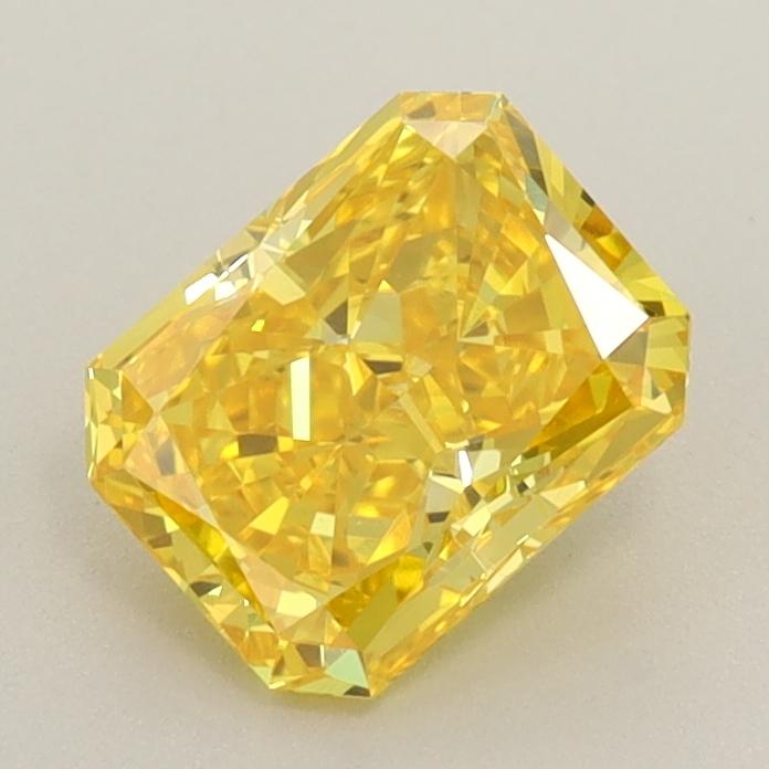 1.10 Ct. Fancy Vivid  Yellow Radiant Lab Grown Diamond