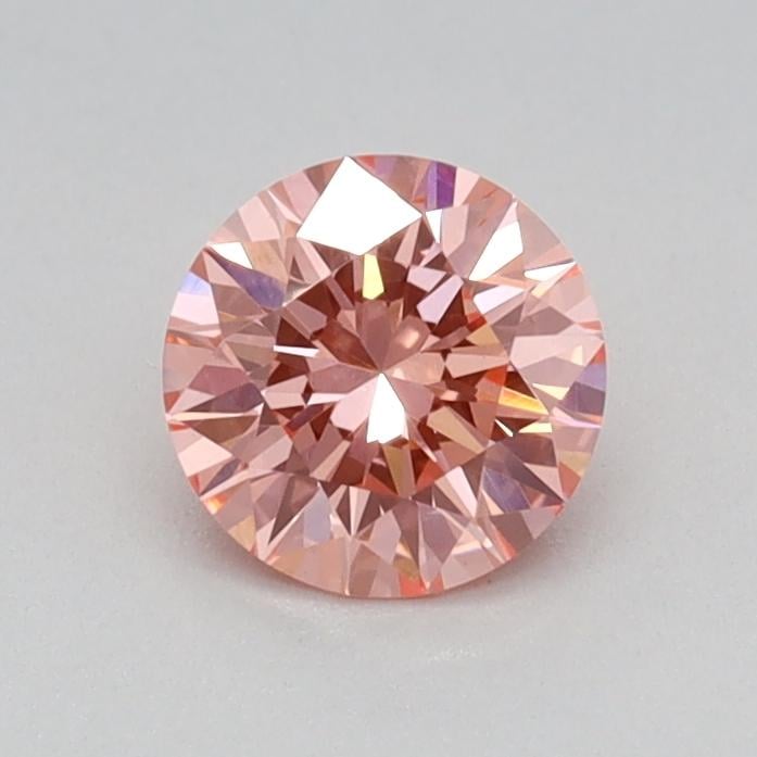 0.44 Ct. Fancy Vivid Pink Round Lab Grown Diamond