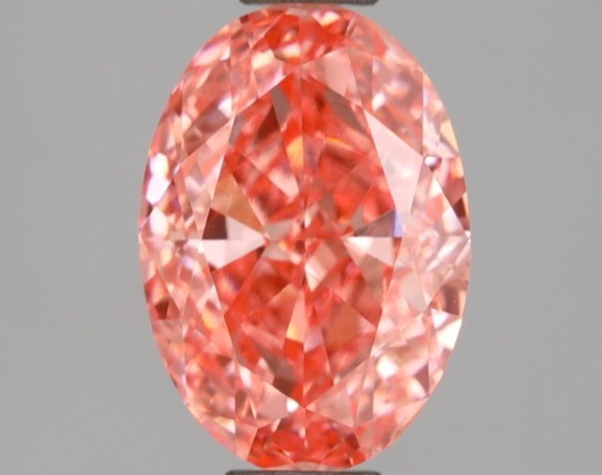 2.01 Ct. Fancy Vivid Pink Oval Lab Grown Diamond
