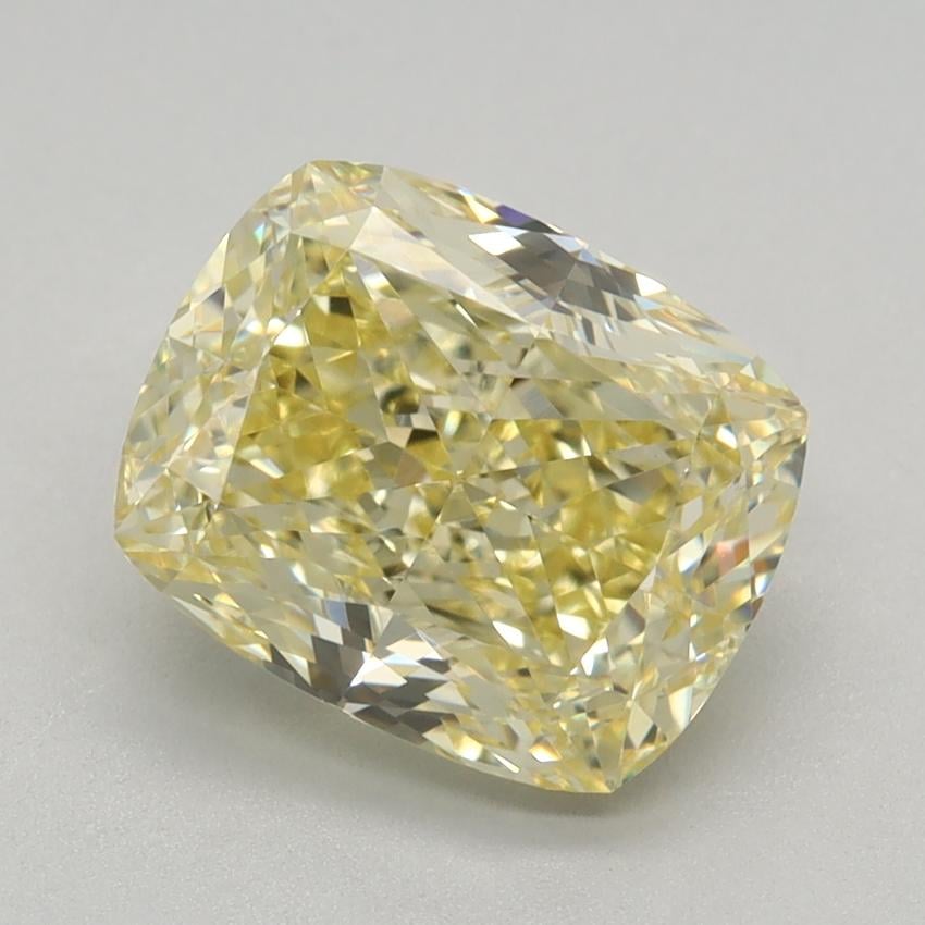 1.94 Ct. Fancy Intense Yellow Cushion Lab Grown Diamond