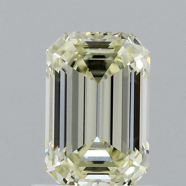 1.07 Ct. Fancy Light Yellow Emerald Lab Grown Diamond