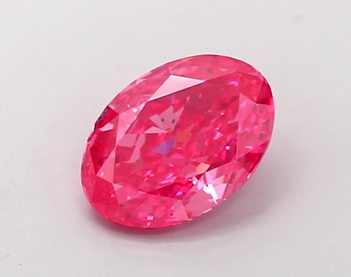 1.05 Ct. Fancy Vivid  Pink Oval Lab Grown Diamond