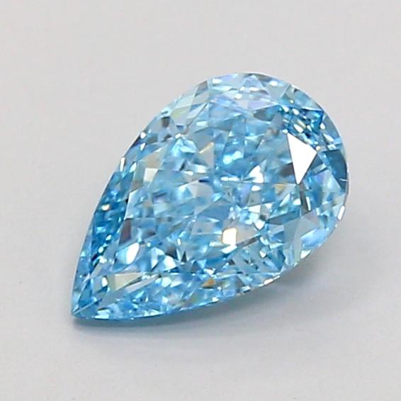 1.18 Ct. Fancy Vivid  Blue Pear Lab Grown Diamond