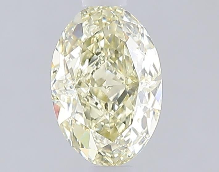 1.02 Ct. Fancy Light  Yellow Oval Lab Grown Diamond