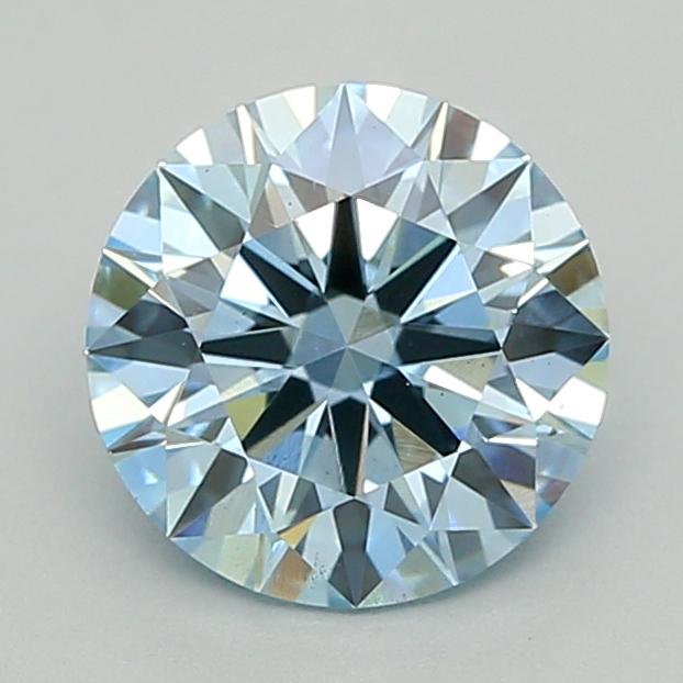 1.01 Ct. Fancy Intense  Blue Round Lab Grown Diamond