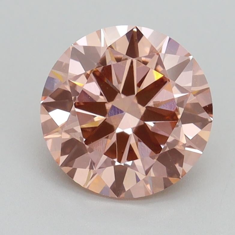 1.70 Ct. Fancy Intense Pink Round Lab Grown Diamond