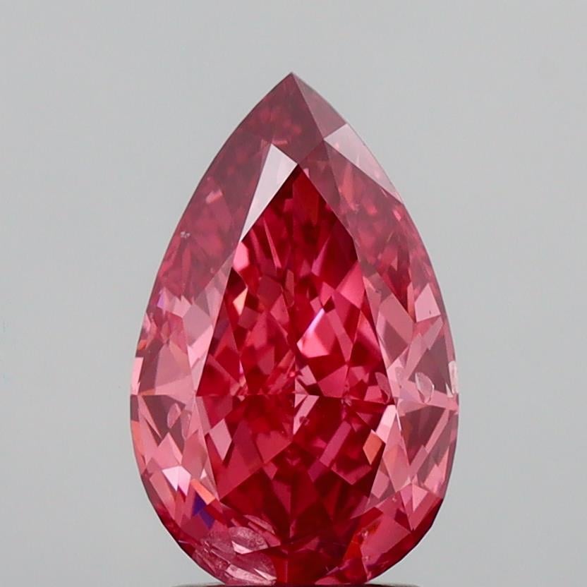 2.06 Ct. Fancy Deep  Pink Pear Lab Grown Diamond