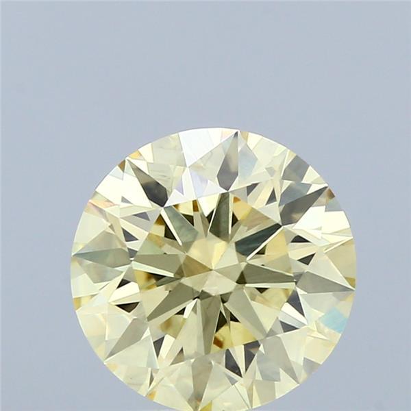2.72 Ct. Fancy  Yellow Round Lab Grown Diamond