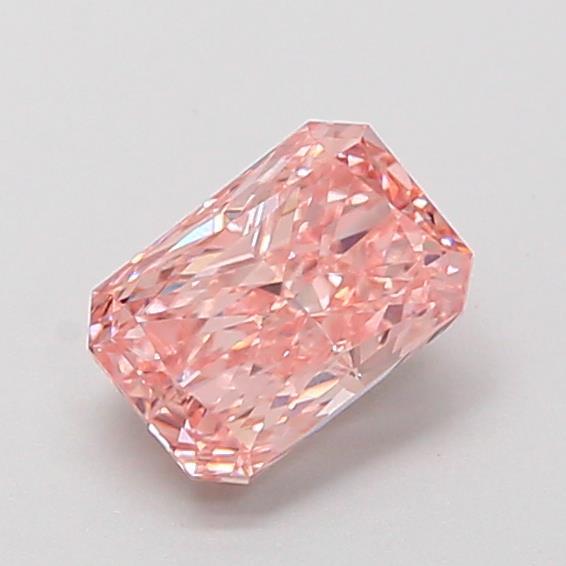 0.84 Ct. Fancy Intense Pink Radiant Lab Grown Diamond