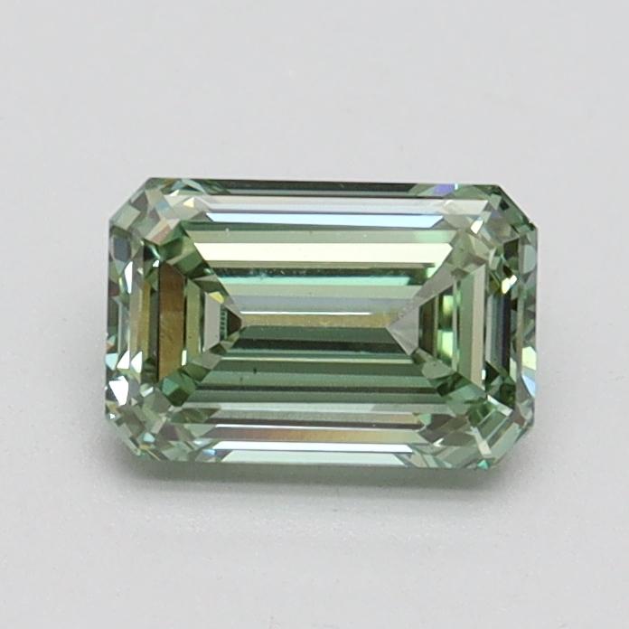 0.77 Ct. Fancy Intense Green Emerald Lab Grown Diamond