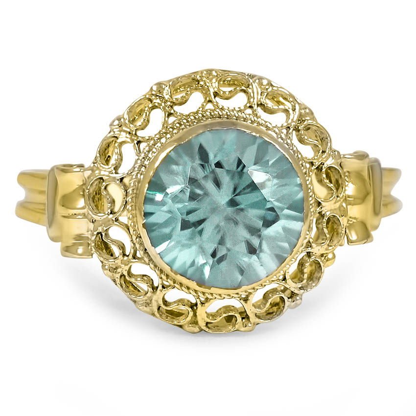 Art Nouveau Zircon Vintage Ring