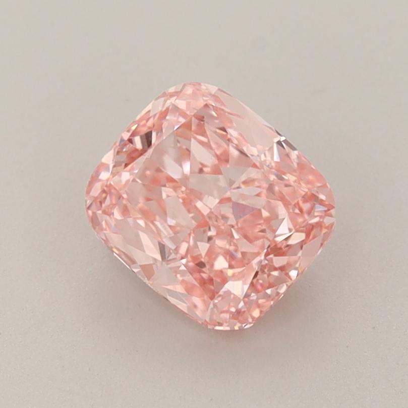 1.31 Ct. Fancy Vivid  Pink Cushion Lab Grown Diamond