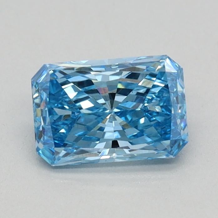 0.46 Ct. Fancy Vivid Blue Radiant Lab Grown Diamond
