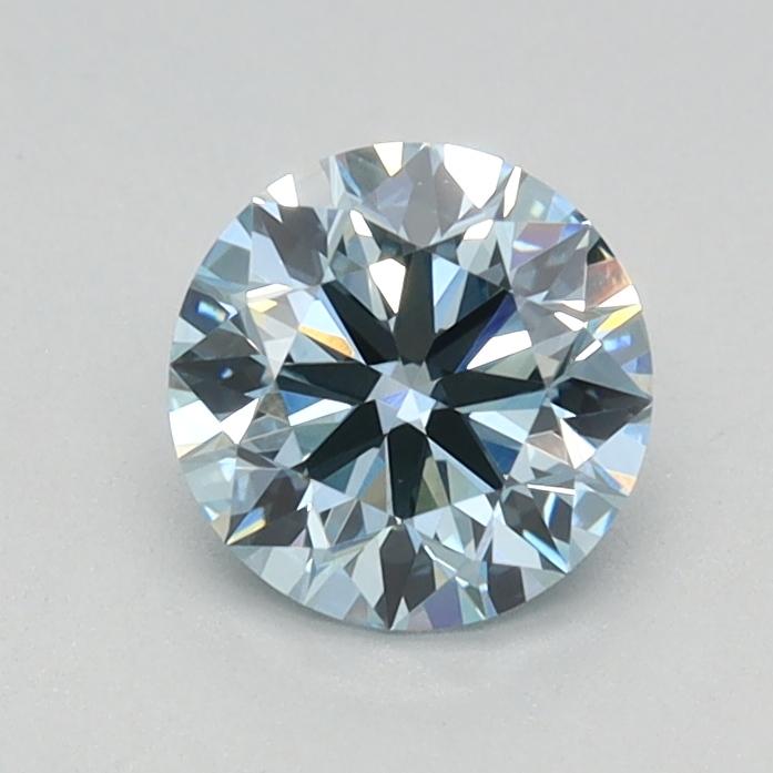 0.65 Ct. Fancy Intense Blue Round Lab Grown Diamond
