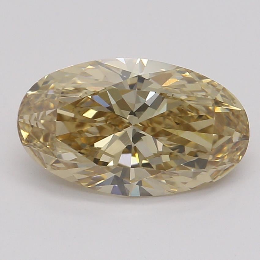 1.01 Ct. Fancy Brownish Orangy Yellow Oval Diamond
