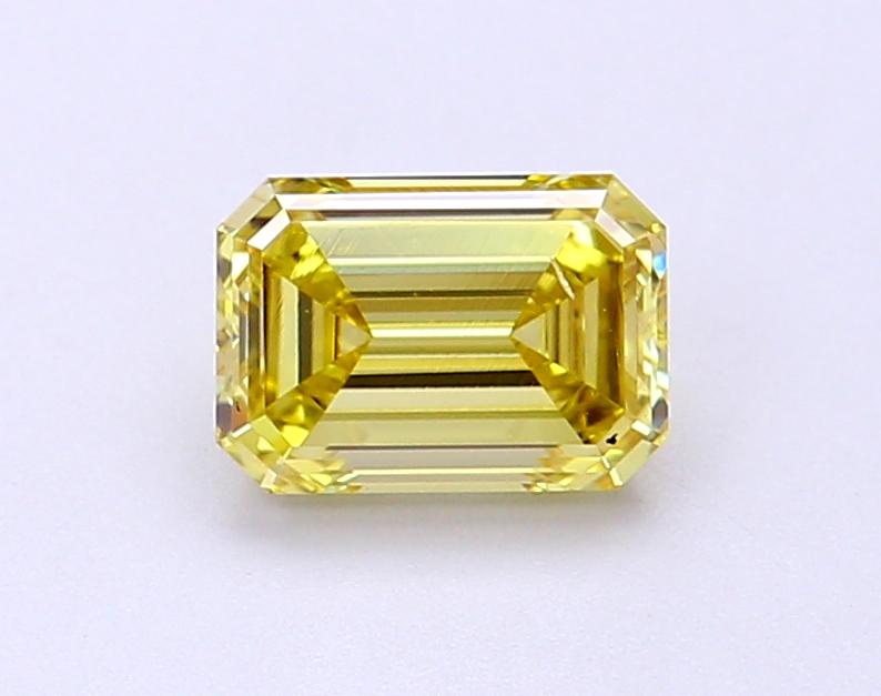 1.11 Ct. Fancy Intense Yellow Emerald Lab Grown Diamond