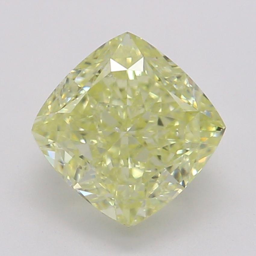 0.81 Ct. Fancy Yellow Cushion Diamond