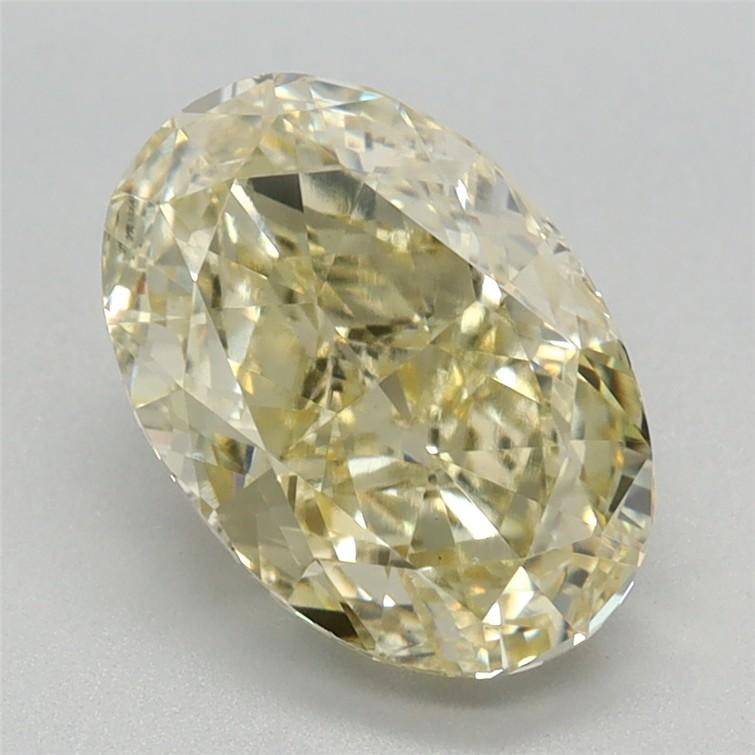 2.01 Ct. Fancy Intense Yellow Oval Lab Grown Diamond