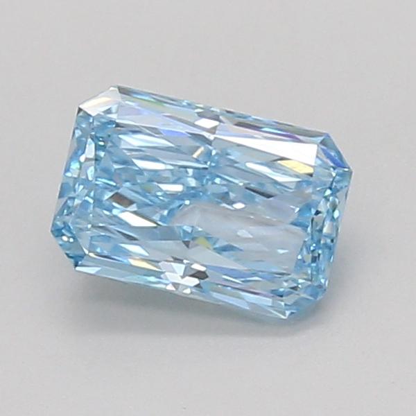 1.03 Ct. Fancy Vivid Blue Radiant Lab Grown Diamond