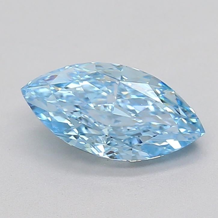 1.04 Ct. Fancy Vivid  Blue Marquise Lab Grown Diamond