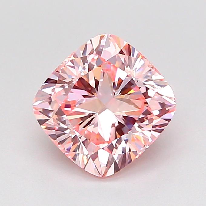 1.53 Ct. Fancy Intense Pink Cushion Lab Grown Diamond