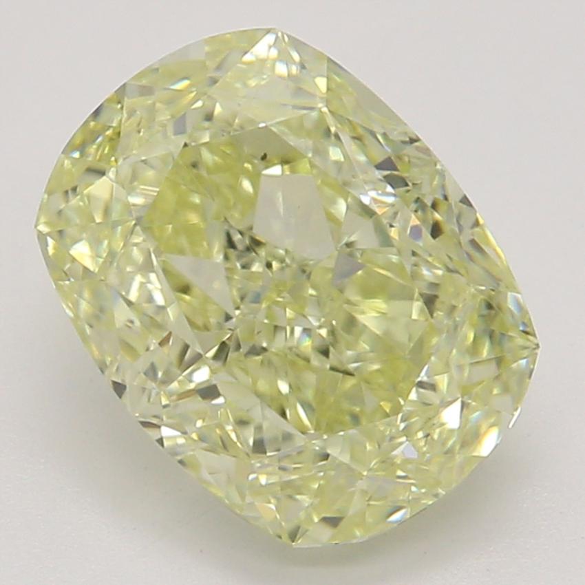 1.59 Ct. Fancy Light Yellow Cushion Diamond