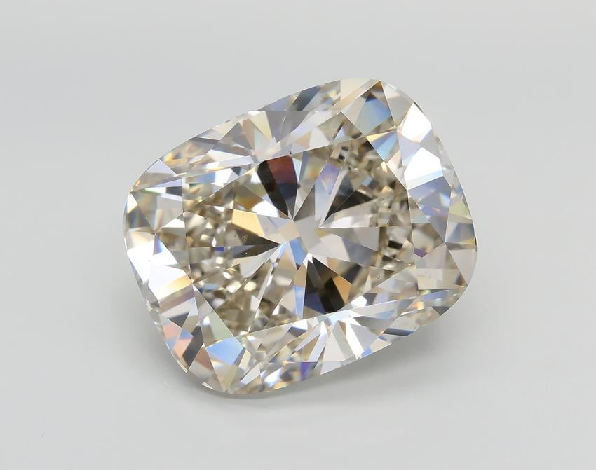 10.05 Ct. Fancy Vivid Blue Cushion Lab Grown Diamond