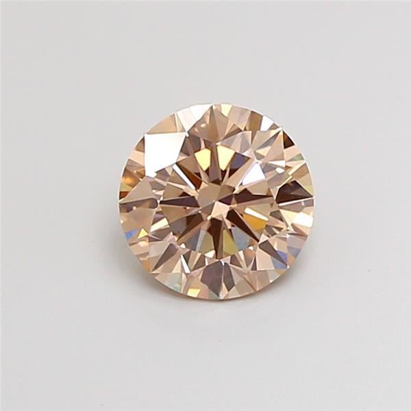 1.58 Ct. Light Brown Round Lab Grown Diamond