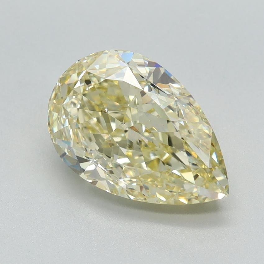 2.30 Ct. Fancy Yellow Pear Lab Grown Diamond