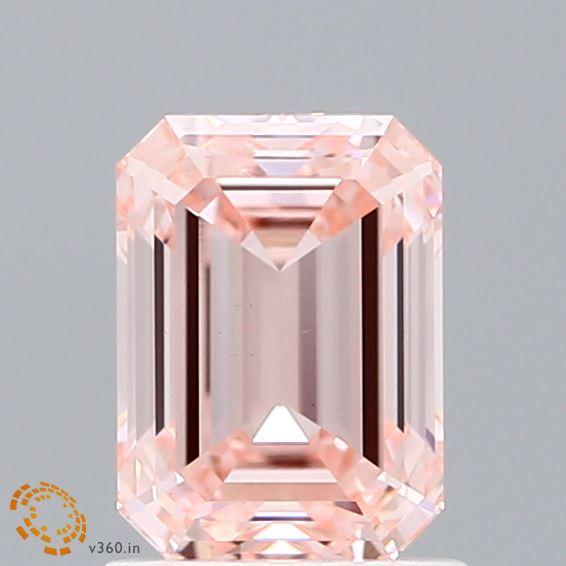 1.50 Ct. Fancy Intense Pink Emerald Lab Grown Diamond