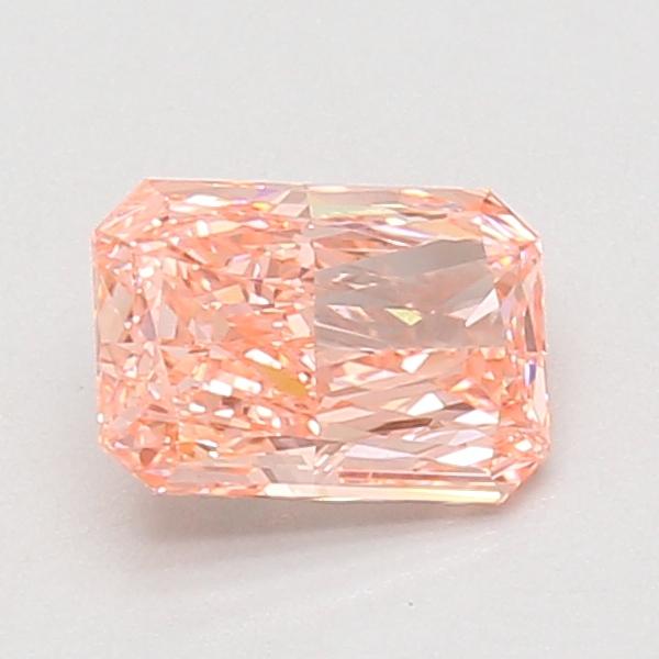1.07 Ct. Fancy Vivid Pink Radiant Lab Grown Diamond