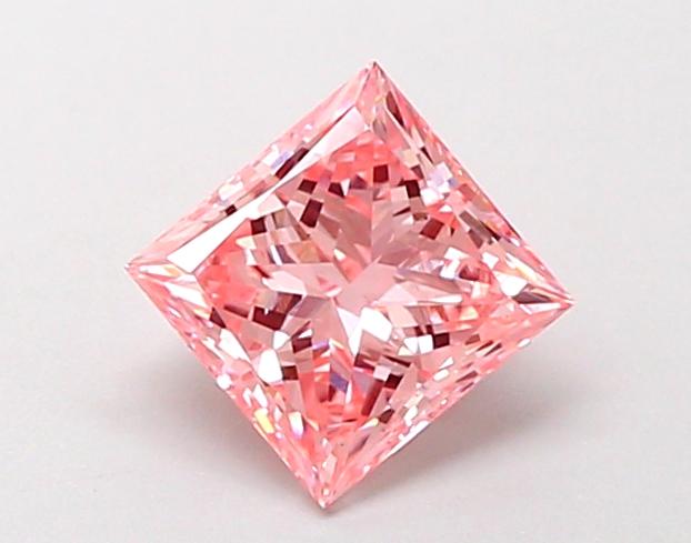 1.00 Ct. Fancy Intense Pink Princess Lab Grown Diamond