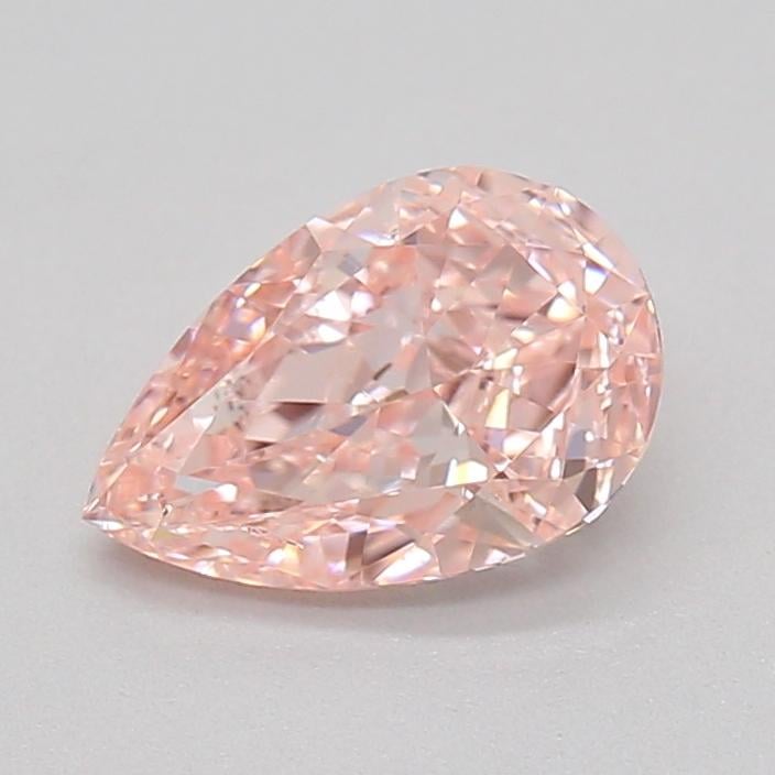 0.52 Ct. Fancy Intense  Pink Pear Lab Grown Diamond