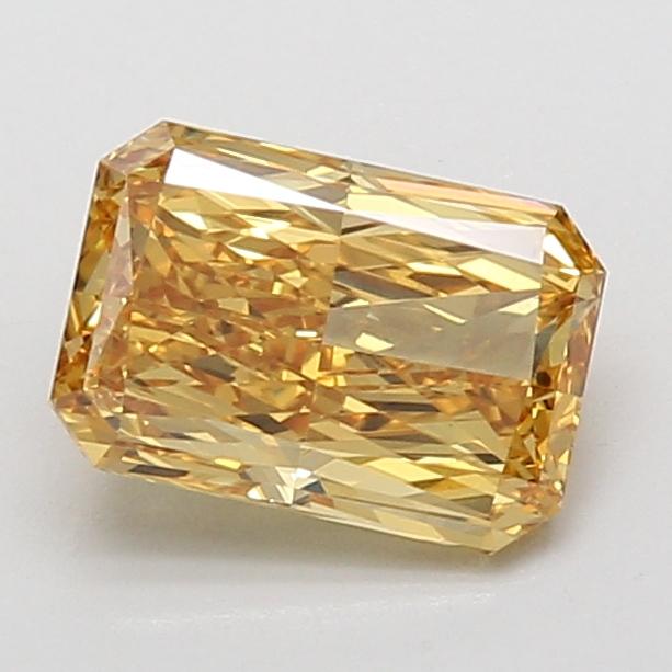 1.58 Ct. Fancy Vivid Yellow Radiant Lab Grown Diamond
