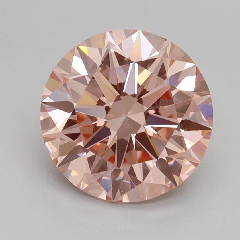 2.00 Ct. Fancy Intense Pink Round Lab Grown Diamond