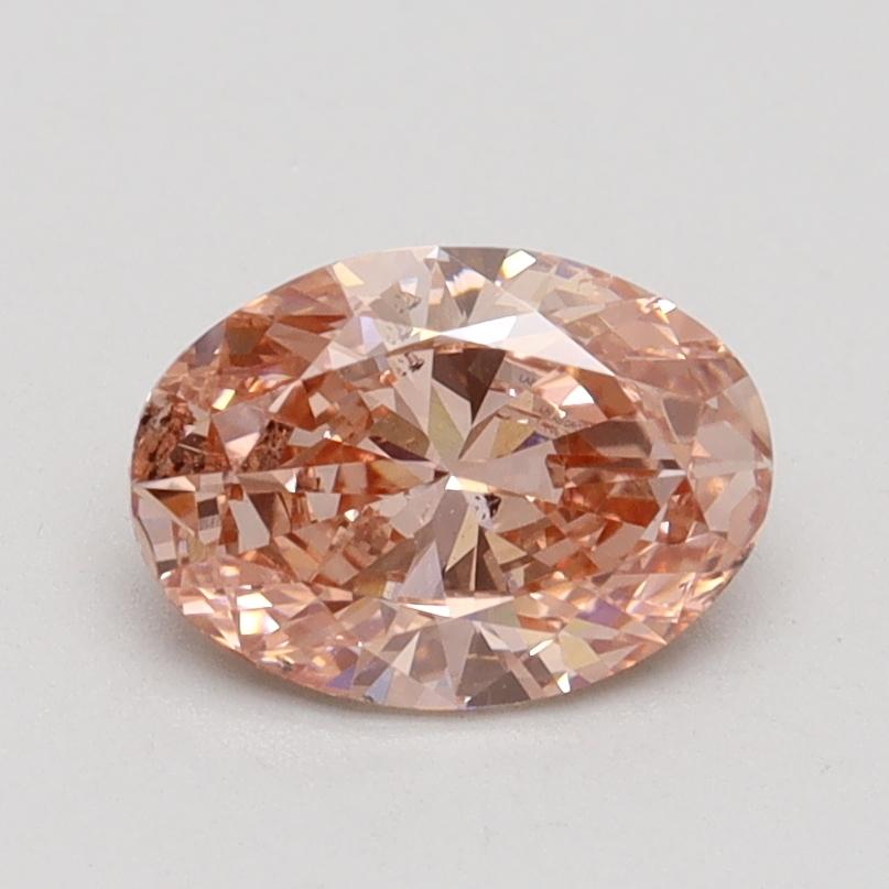 1.01 Ct. Fancy Intense Pink Oval Lab Grown Diamond