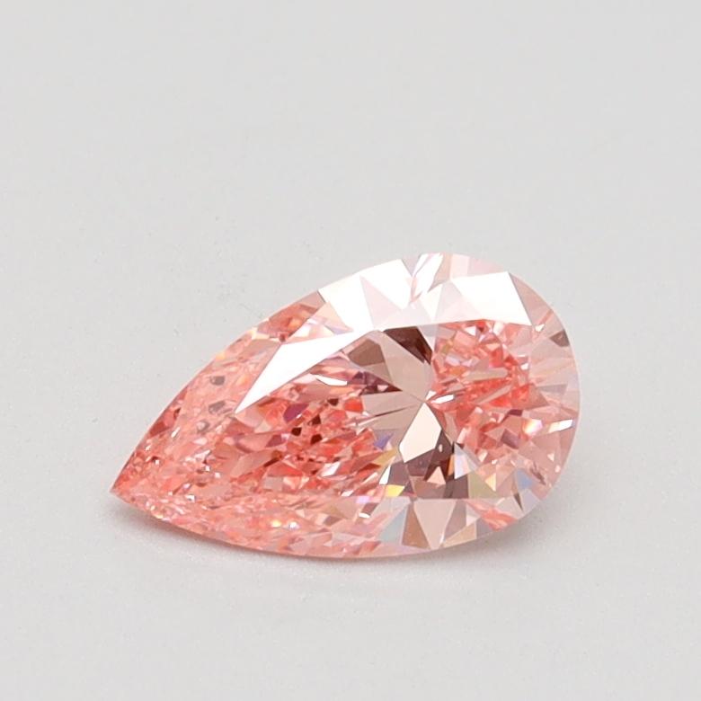 0.50 Ct. Fancy Intense Pink Pear Lab Grown Diamond