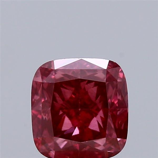1.04 Ct. Fancy Vivid Pink Cushion Lab Grown Diamond