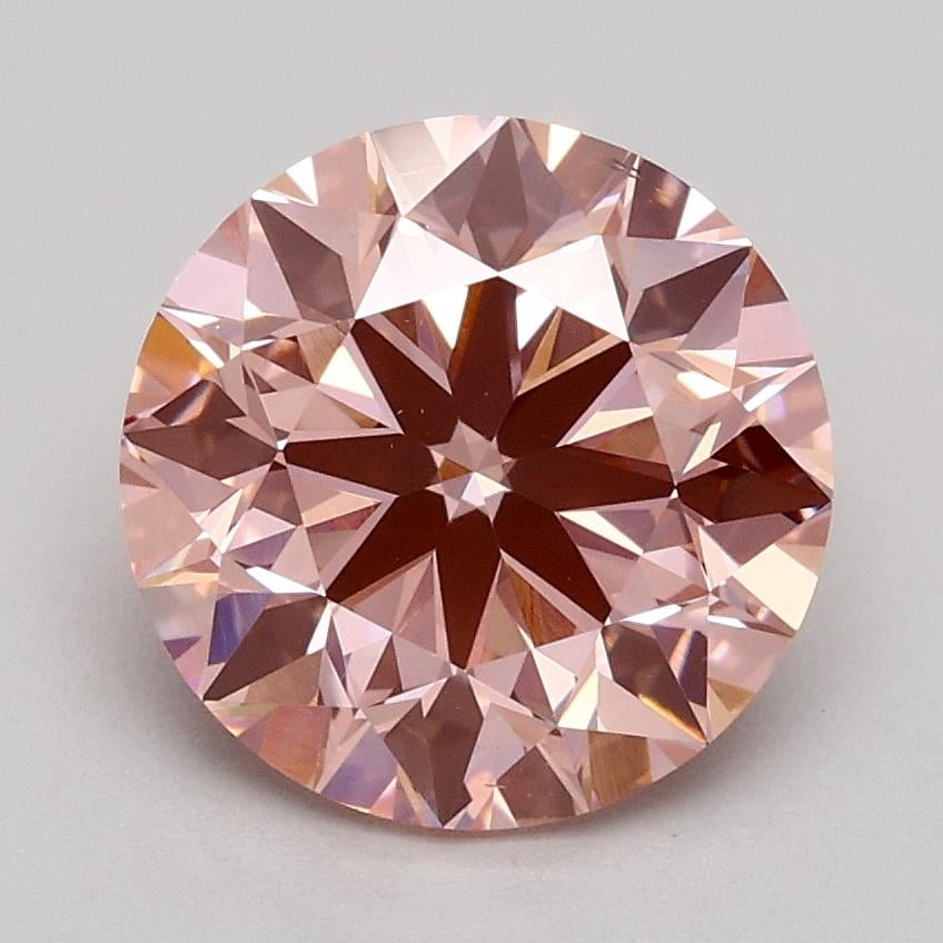 1.80 Ct. Fancy Intense Pink Round Lab Grown Diamond