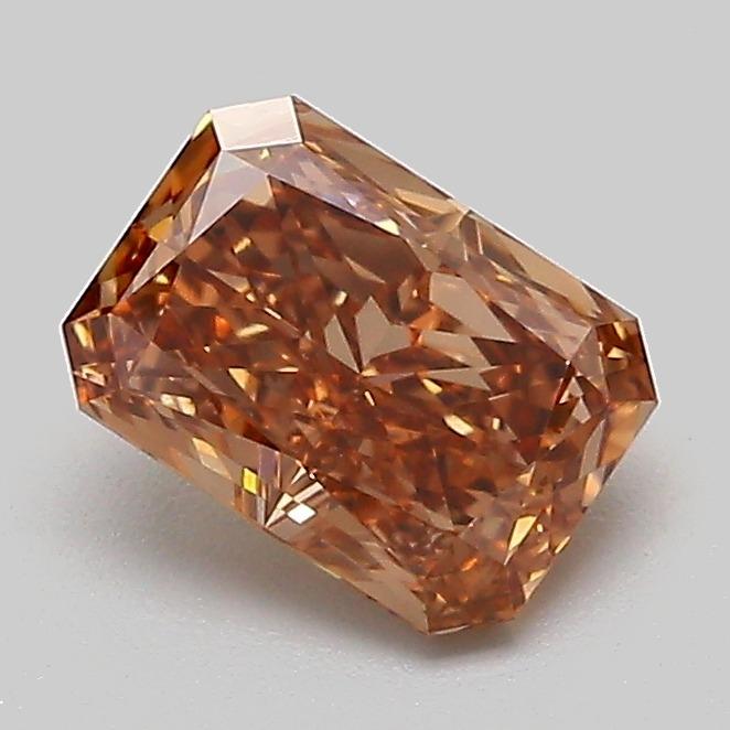 1.07 Ct. Fancy  Brown Radiant Lab Grown Diamond
