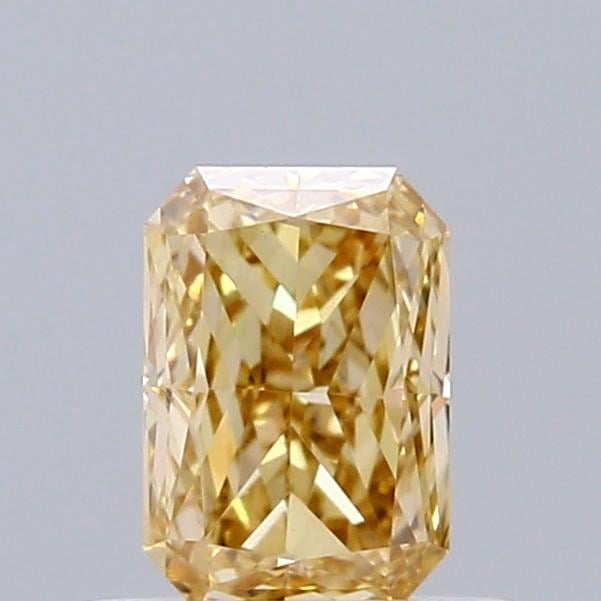 0.55 Ct. Fancy Brownish Yellow Radiant Lab Grown Diamond