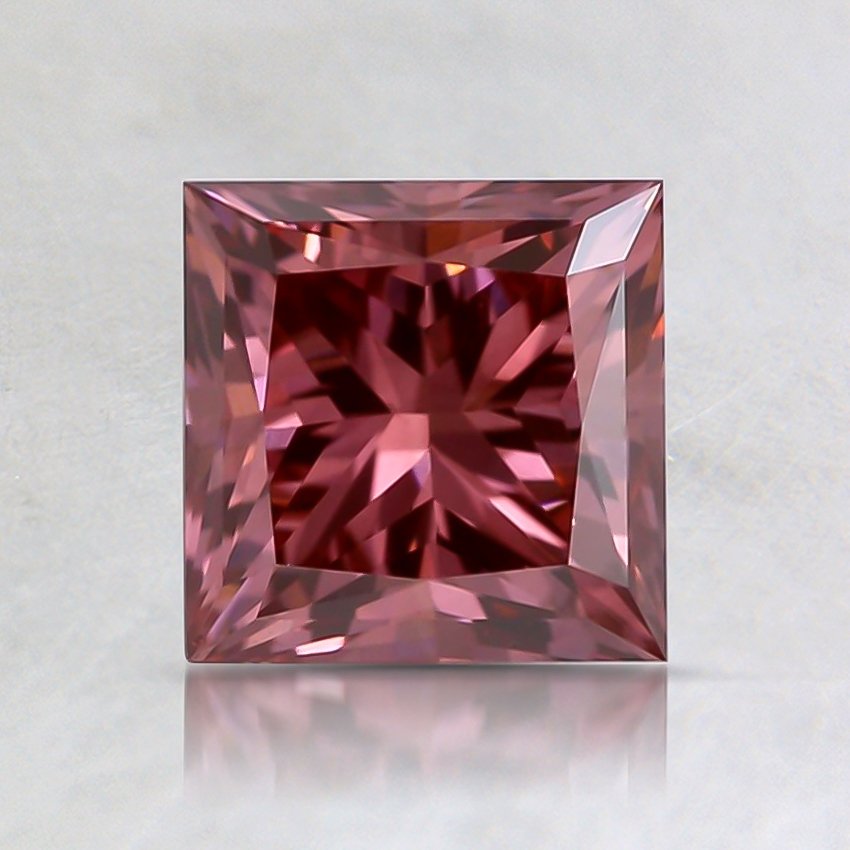 1.47 Ct. Fancy Deep Pink Princess Lab Grown Diamond