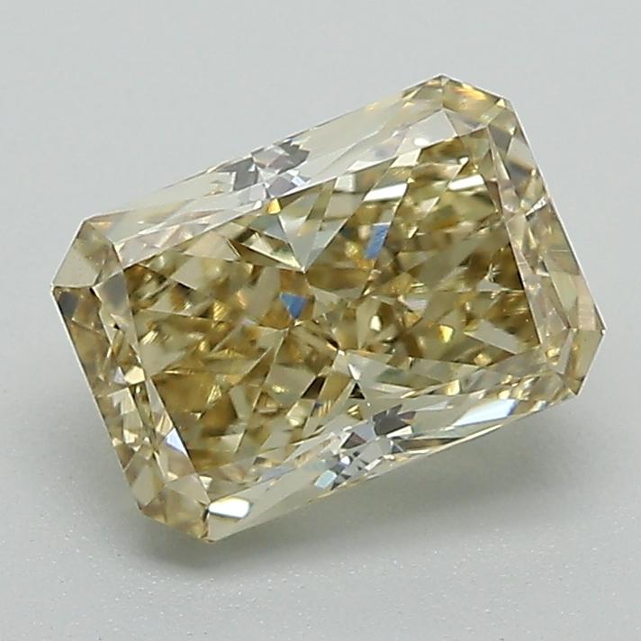 1.58 Ct. Fancy Vivid Yellow Radiant Lab Grown Diamond