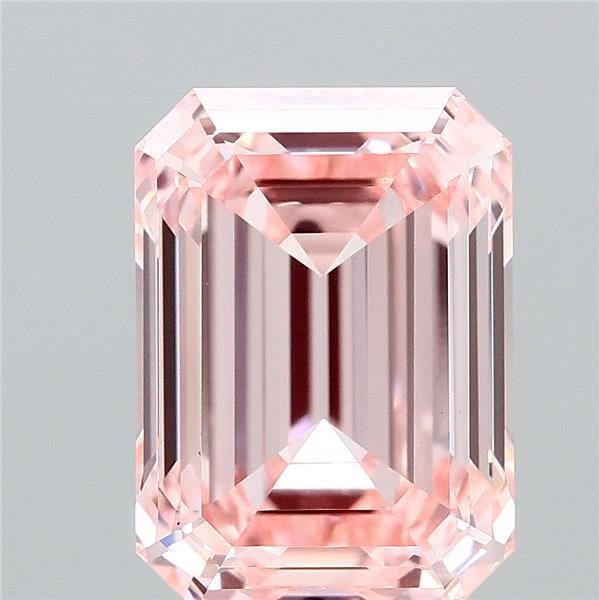 4.00 Ct. Fancy Intense Pink Emerald Lab Grown Diamond