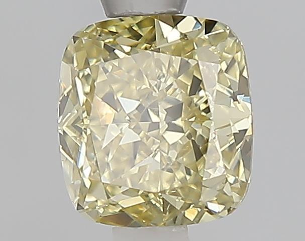 1.08 Ct. Fancy Intense  Yellow Cushion Lab Grown Diamond