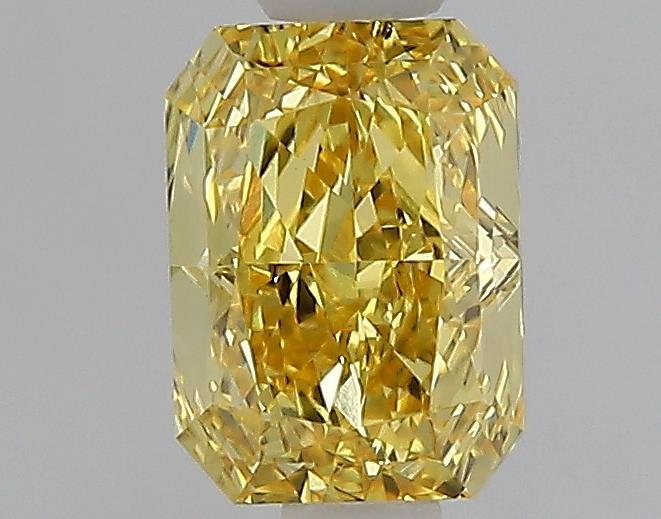 1.00 Ct. Fancy Vivid Yellow Yellow Radiant Lab Grown Diamond