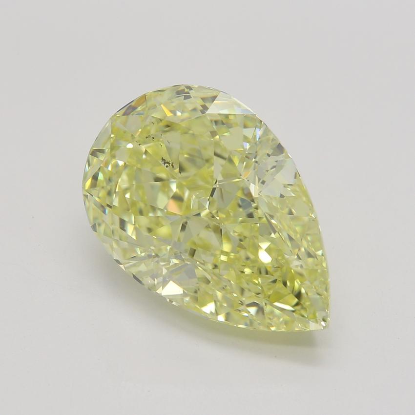 5.03 Ct. Fancy Yellow Pear Diamond