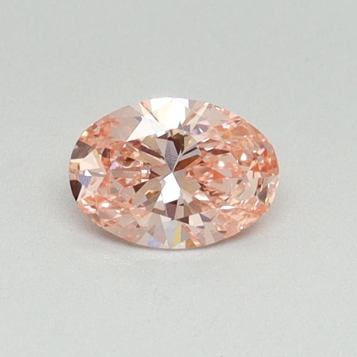 0.33 Ct. Fancy Vivid Pink Oval Lab Grown Diamond