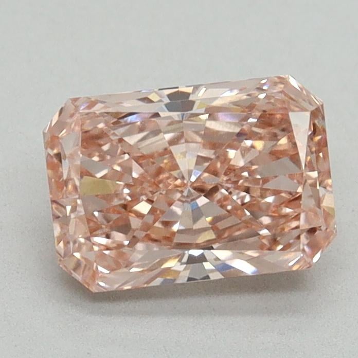 1.18 Ct. Fancy Intense Pink Radiant Lab Grown Diamond